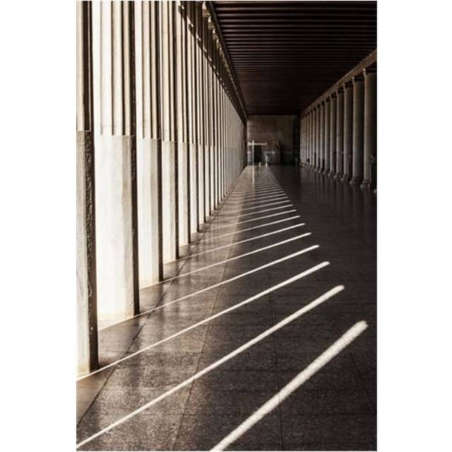 Walkway with Columns Ancient Agora Museum - Athens Greece Poster Print by Reynold Mainse, 24 x 38 - Large