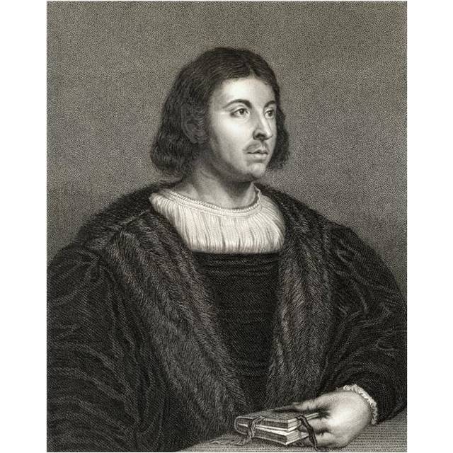 Giovanni Boccaccio 1313-1375 Italian Writer & Poet From The Book Gallery of Portraits Published London 1833 Poster Print, Large - 26 x 34