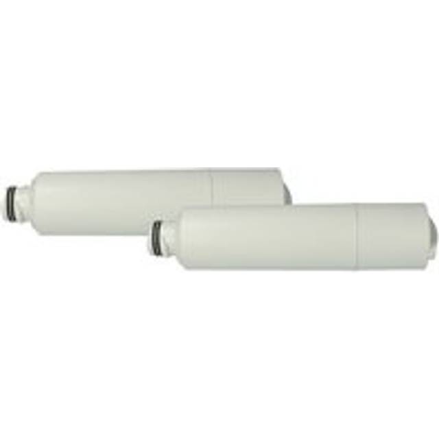 2x Fridge Water Filter compatible with Samsung RF25HMEDBBC, RF25HMEDBSR, RF24-Series French Door Refrigerator - Vhbw