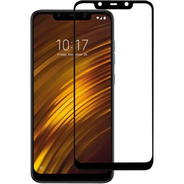10PCS  Full Glue Full Cover Screen Protector Tempered Glass film for Xiaomi Pocophone F1