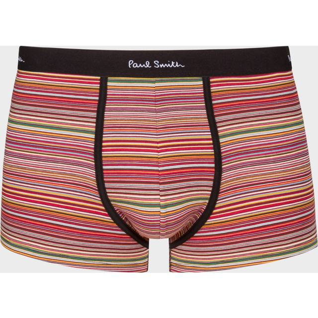 Paul Smith 'Signature Stripe' Organic-Cotton Low-Rise Boxer Briefs Multicolour