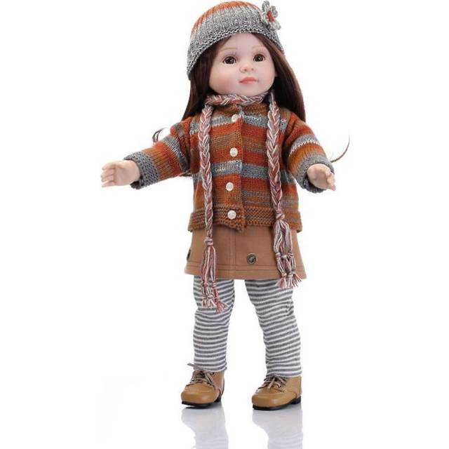 45cm Reborn Baby Dolls Docka Barn Leksaker NyfÃ¶dd Doll Girl Gift