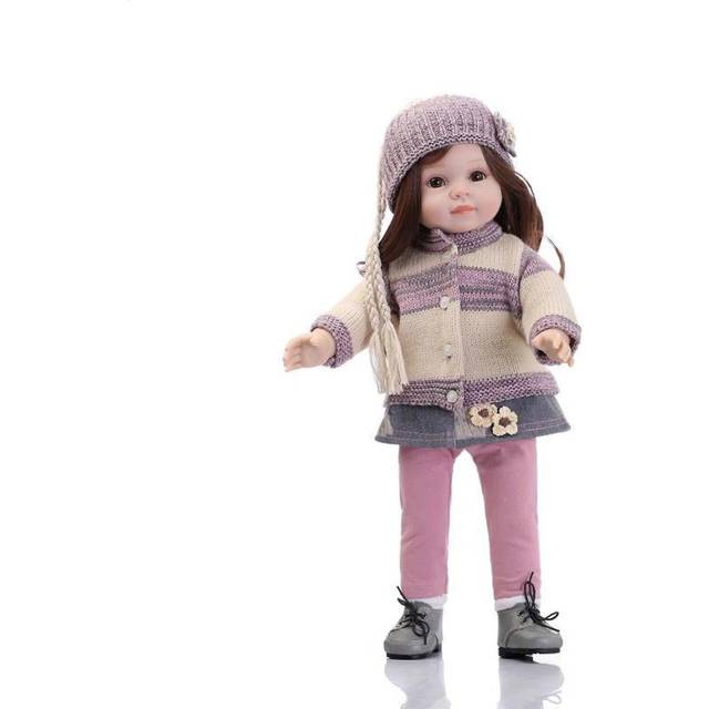 45cm Reborn Baby Dolls Docka Barn Leksaker NyfÃ¶dd Doll Girl Gift