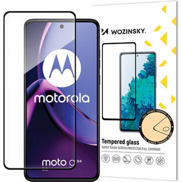 Wozinsky Motorola Moto G84 HÃ¤rdat Glas SkÃ¤rmskydd - Svart