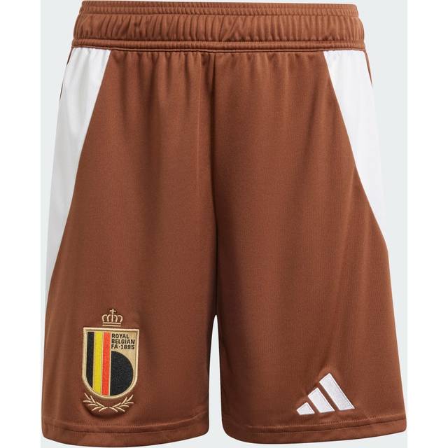 Adidas Belgium Away Junior Short 2024 Size: 7-8 years, Colour: Brown