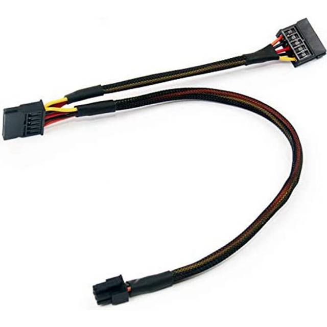 Small 6P to Splitter 15P SATA Power Cable Cord for Vostro 3650 3653 3655 Desktop Computer HDD SSD Power Cable