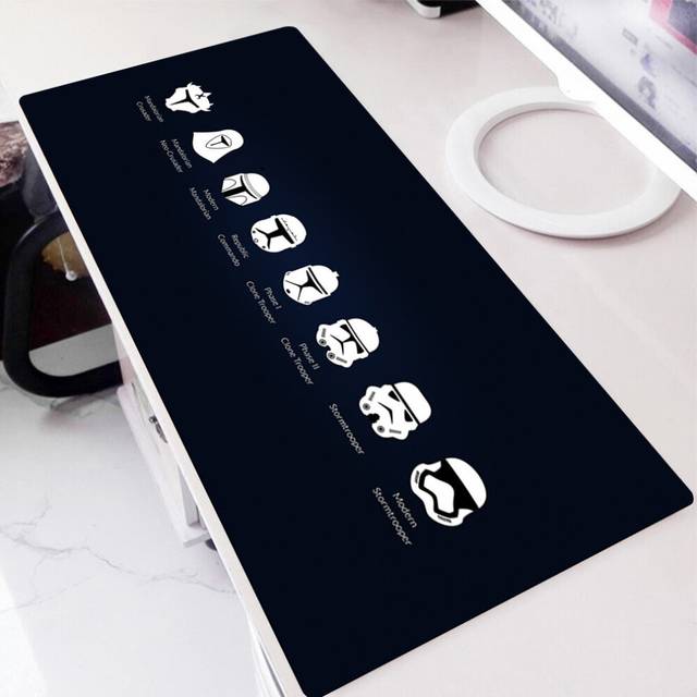 (a-LMP-002 180x220x2mm) Disney Starwars HD Printing Mouse Pad Computer Pc Gamer Complete Hot Large Desk Pads Computer Lock Edge Keyboard Mat Gifts