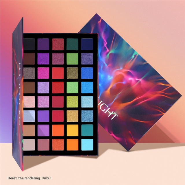 moresk- 40 Color Eye Shadow Palette Colorful Artist Shimmer Glitter Matte Pigmented Powder Pressed Eyeshadow Makeup Kit