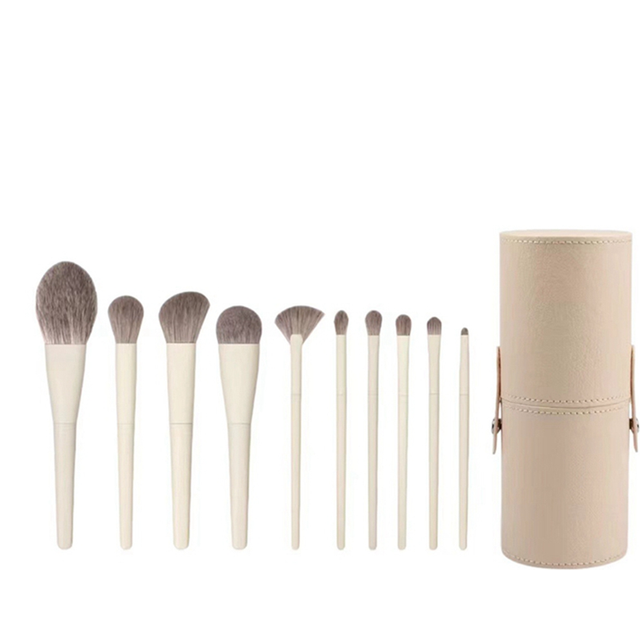 moresk-10 Sets Of Makeup Brushes, Brushes, Makeup Brushes, Stippling Brushes, Beginners' , a Full Brushes