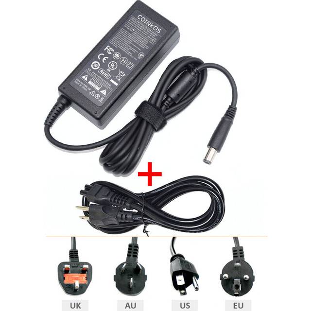 (a-adapter and cable) 19.5V 3.34A 65W 7.4*5.0mm AC Laptop Power Adapter Charger For DELL Latitude E7450 E6230 7480 7490 D620 D630 D800 E7240 E7270