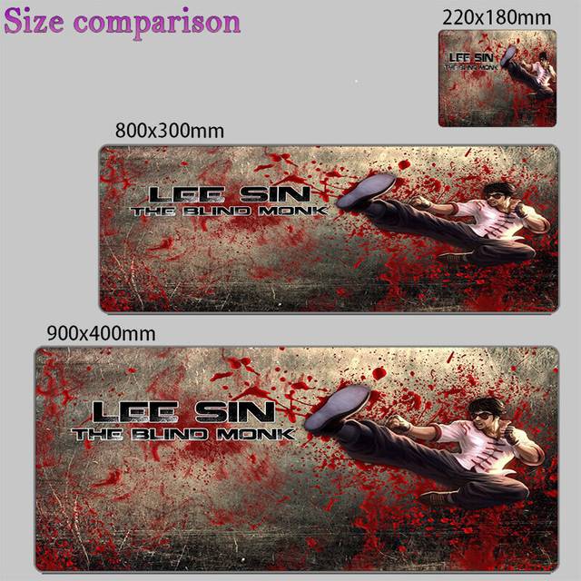 (a-LLegends (11) 500x1000x3mm) Gaming Xxl Mouse Pad 900x400 Lee Sin LOL Keyboard Mat Pc Accessories Laptop Anti-skid Mousepad Computer Offices Cool Ga
