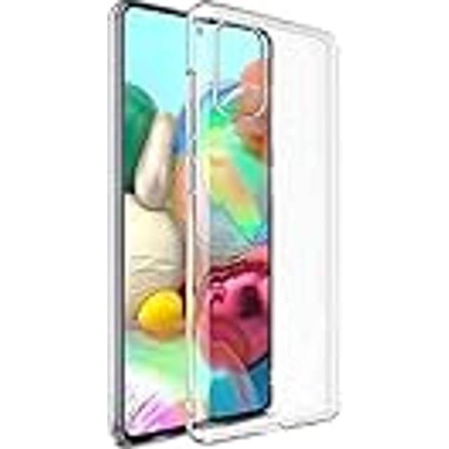 NEW'C Skal Kompatibelt med Samsung Galaxy A51 transparent mjuk silikon TPU gel stötfångare premium skyddande fodral, HD Klar