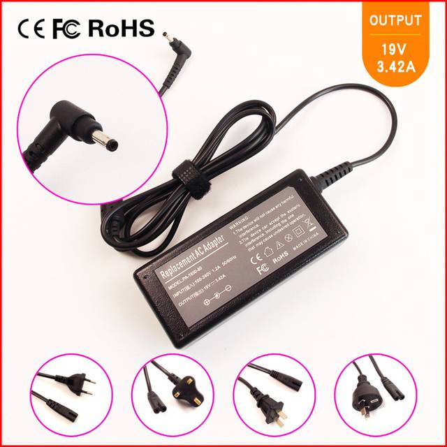 (a-) 19V 3.42A Laptop Ac Adapter Charger/Power Supply + Cord For Acer Aspire S3-951 S5-391 S7-191 S7-391 P3-131 P3-171 P3-191 V7-581