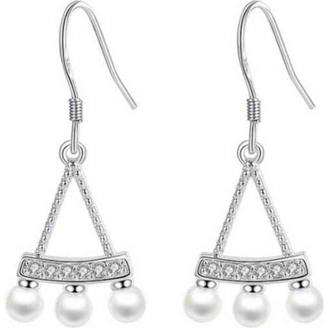 2PCS Copper Jewelry Woman Ladies Fashion Vintage Hooks Earrings