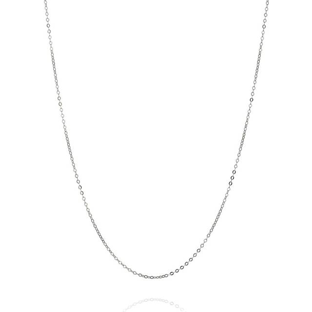 2PCS Minimalist Dainty Silver Necklace, Simple Sterling Silver Handmade Jewelry