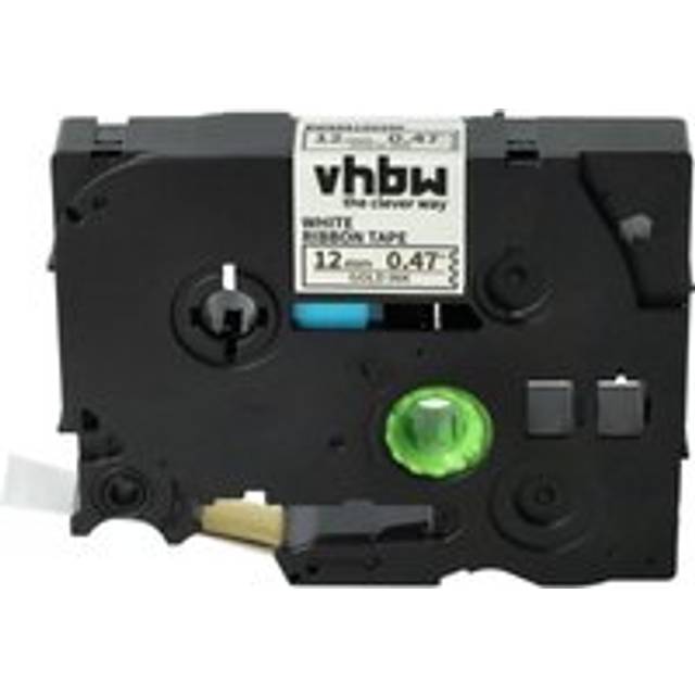 Vhbw - 1x Label Tape Textile Replacement for Brother TZE-R234, TZER234 for Label Printer 12 mm, Gold on White