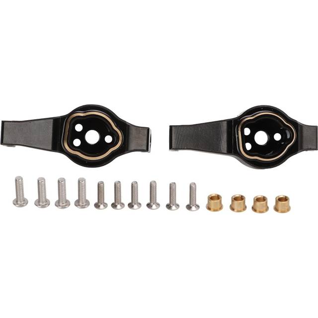2 Sets Rc Brass Caster Blocks Protal Drive C Hub Carrier For Traxxas Trx4 Rc Car Upgrade Parts