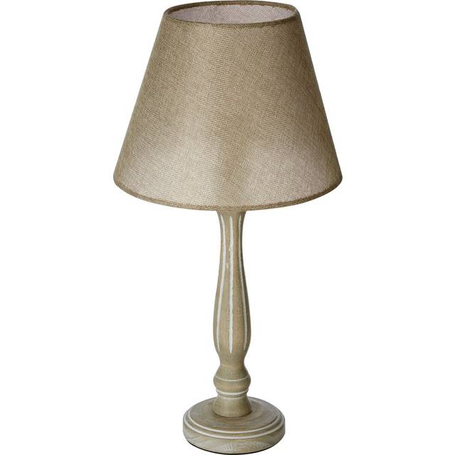 Arbutus Candlestick 51cm Buffet Lamp - Brown;Grey (51cm H X 26cm W X 26cm D)