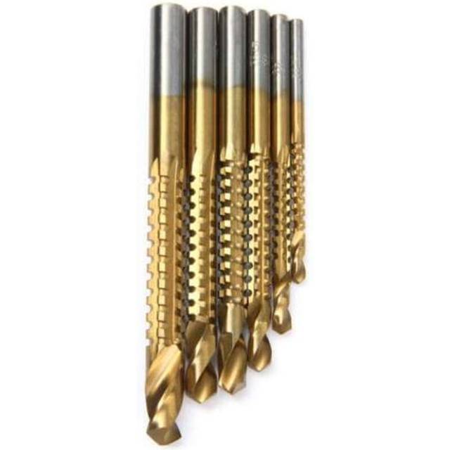(Standard, 1) 6Pcs Saw Drill Bit Yellow