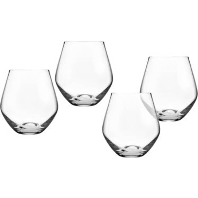 Godinger 27725 18 oz Pavillion Stemless Wine Glass - Set of 4