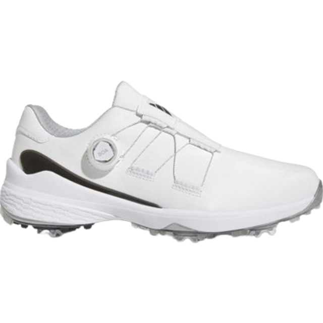 adidas ZG23 BOA Golf Shoes 'Cloud White Black' GY9713 - Cloud White/Core Black/Silver Metallic - 8.5