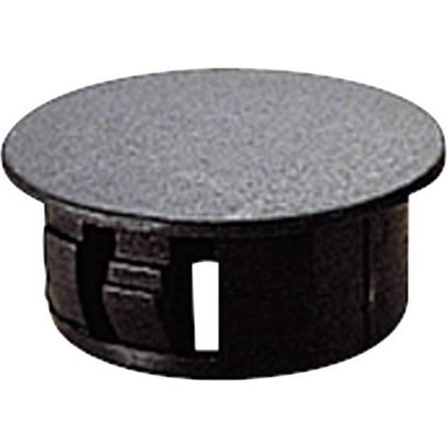 TRU COMPONENTS TC-HPR8203 Hålplugg Monteringshål: 7.9 mm Polyamid Svart 100 st