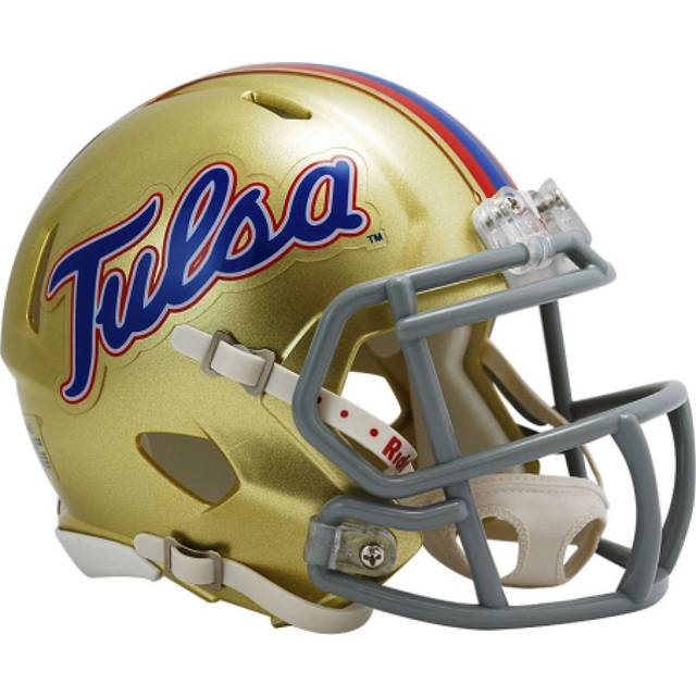 Riddell Tulsa Golden Hurricane Speed Mini Helmet