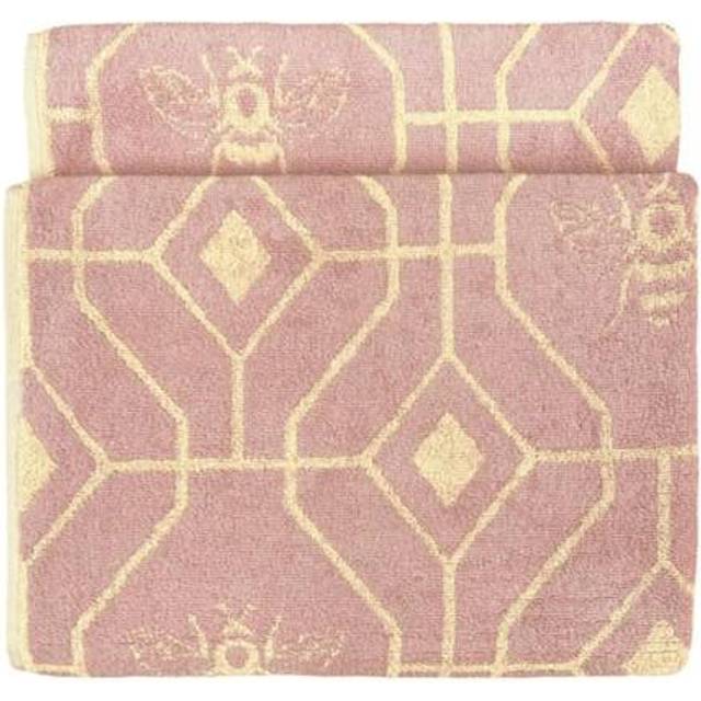 Furn Bee Deco Geometric Jacquard Bath Towel One Size blush
