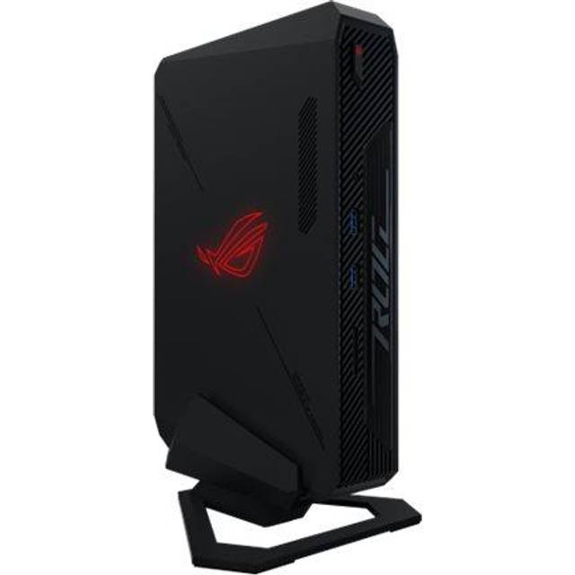 ASUS ROG NUC RNUC14SRKU7168A0I - Mini-PC spel - Core Ultra 7 155H / upp till 4.8 GHz - RAM 16 GB - SSD 512 GB - GeForce RTX 4060 - Gigabit Ethernet, 2.5 Gigabit Ethernet, IEEE 802.11ax (Wi-Fi 6E), Bluetooth 5.3 - skärm: ingen - svart