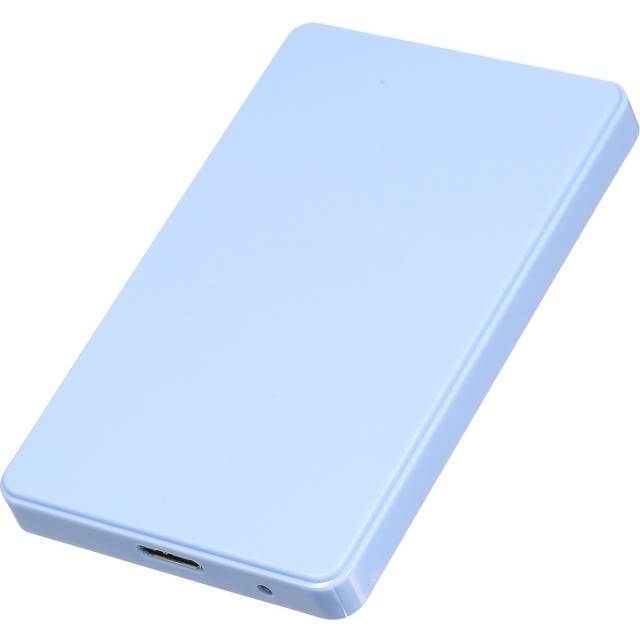 2,5 tums hårddiskfodral USB3.0 Extern hårddisk/SSD-hölje SATA-hårddiskfodral Verktygsfri design vit