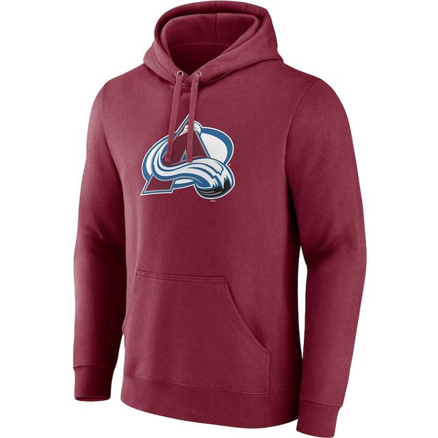 Men's Burgundy Colorado Avalanche Primary Logo Pullover Hoodie