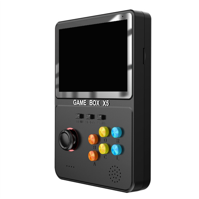 moresk-Portable X5 Handheld Game Player 4.0Inch 640 X 480 PixelsVideo Game Console Gifts for Kids-Black