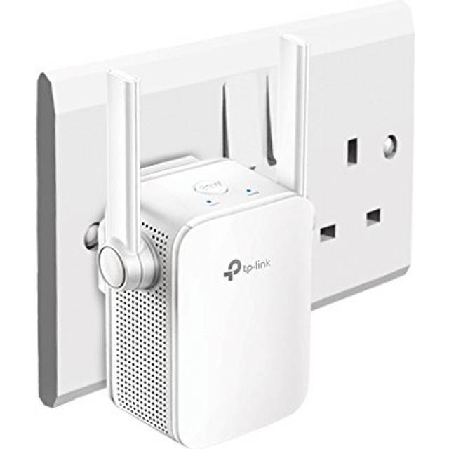 N300 Universal Range Extender, Broadband/Wi-Fi Extender, Wi-Fi Booster/Hotspot with 1 Ethernet Port and 2 External Antennas, Plug and Play, Built-In