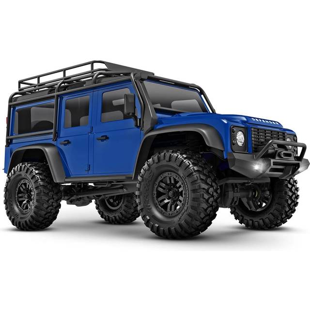 Traxxas TRX-4M 1/18 LD Land Rover Defender blå Scale Crawler inklusive batteri/laddare 4WD RTR
