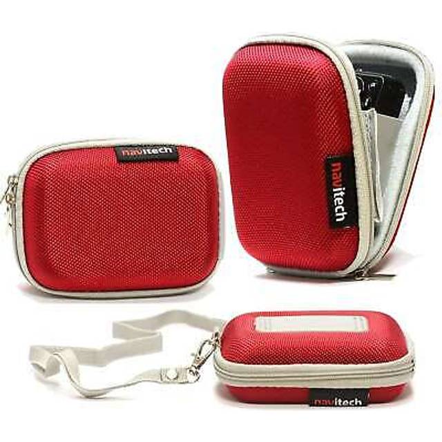 Navitech red case for sony rx100 vii bridge camera