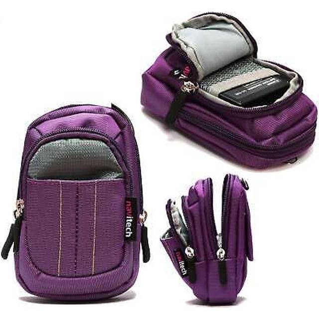 Navitech Purple Case For Panasonic Lumix Dc-tz90eb-k 30x