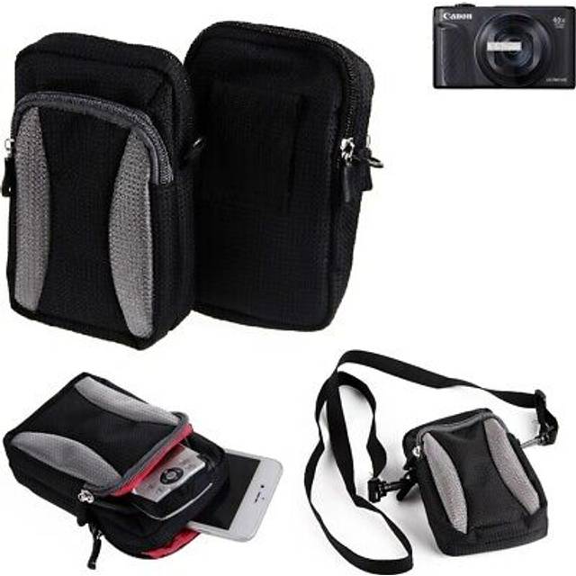 Big holster for canon powershot sx740 hs belt bag cover case outdoor protective