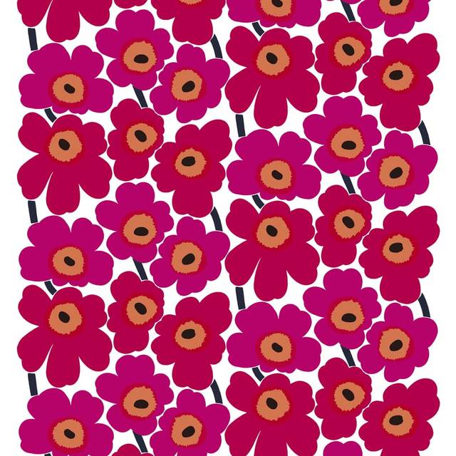 Marimekko Pieni Unikko vaxduk Röd