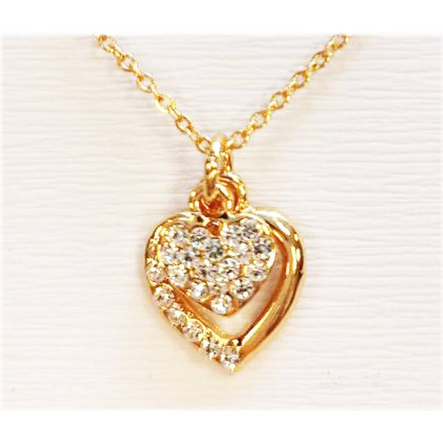 Les Trésors De Lily [R8130] - Designer necklace 'Love' white gold - 13x13 mm white