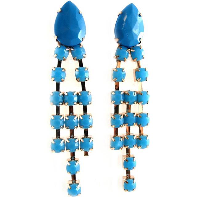 Les Trésors De Lily [L1887] - Designer earrings 'Sissi' turquoise turquoise
