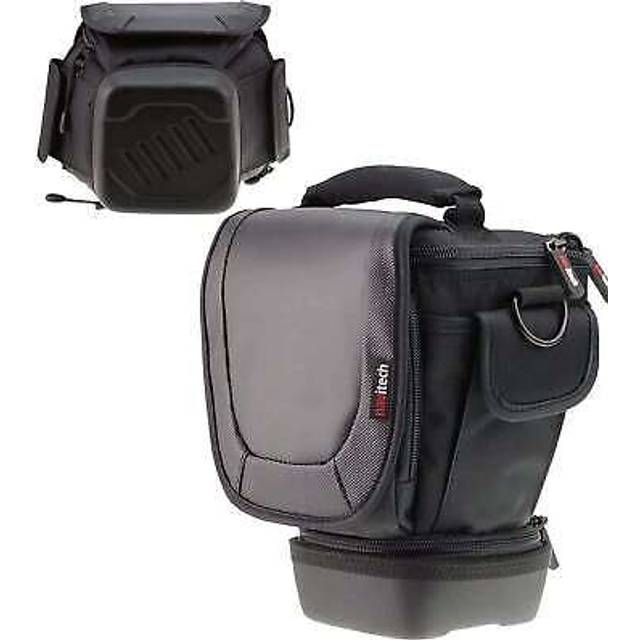 Navitech black rugged camera bag for olympus om-d e-m10 mark ii