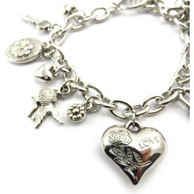 Les Trésors De Lily [J6324] - Designer bracelet 'Scarlett' silver