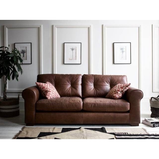 Alexander and James Pemberley Midi 3 Seater Sofa - Leather - Tote