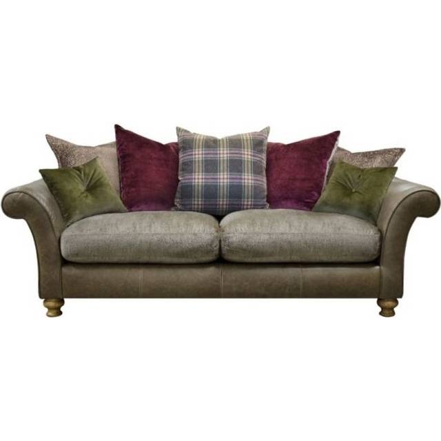 Alexander and James Blake Pillow Back 3 Seater Sofa - Byron/Satchel/Soul/Indiana - Option 1
