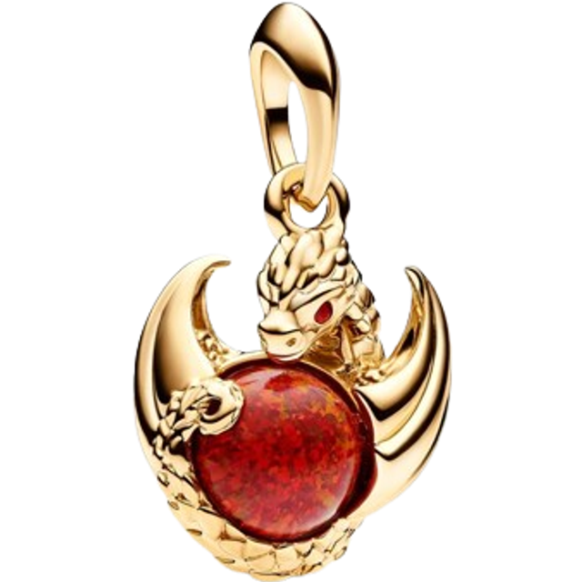 Pandora Pendants & Charms - Game of Thrones Dragon Fire Dangle Charm - red - Pendants & Charms for ladies - unisize