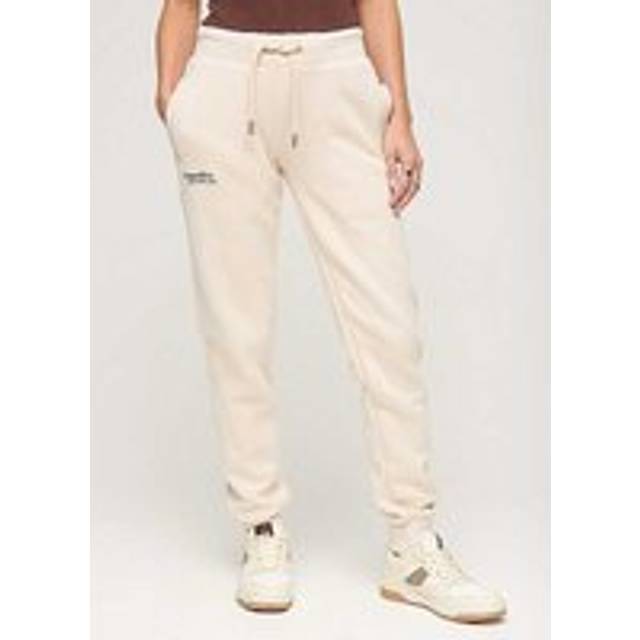 Superdry Essential Logo Joggers - Tapioca Cream