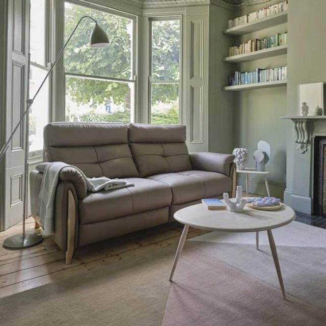 Ercol Mondello 3 Seater Sofa - Medium - Leather Grade L900-L909