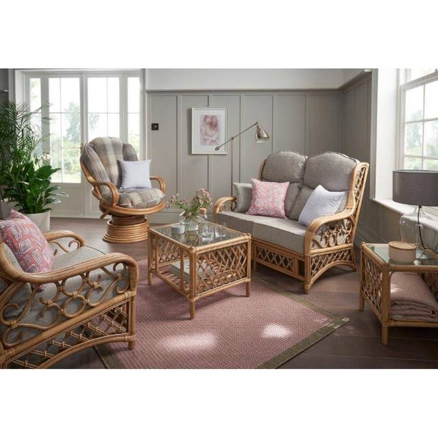 Daro Reno Natural Wash 2 Seater Lounging Sofa - Fabric Grade C