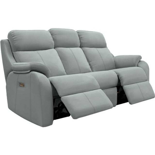 G Plan Kingsbury 3 Seater Recliner Sofa - 3 Seater - Fabric Grade B - Double Manual
