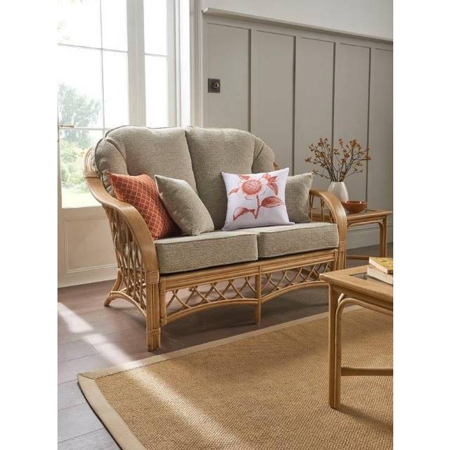 Daro Ledbury Natural Wash 2 Seater Lounging Sofa - Fabric Grade D
